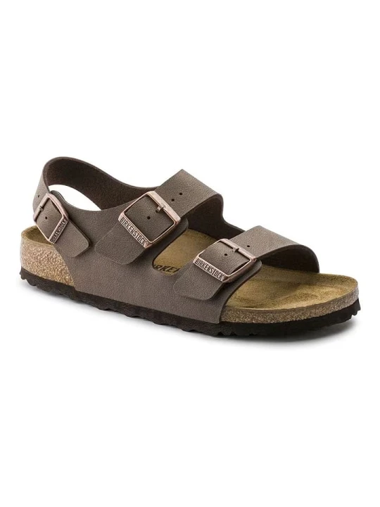 Zdjęcie produktu Birkenstock Skórzane sandały "Milano" w kolorze brązowym rozmiar: 46