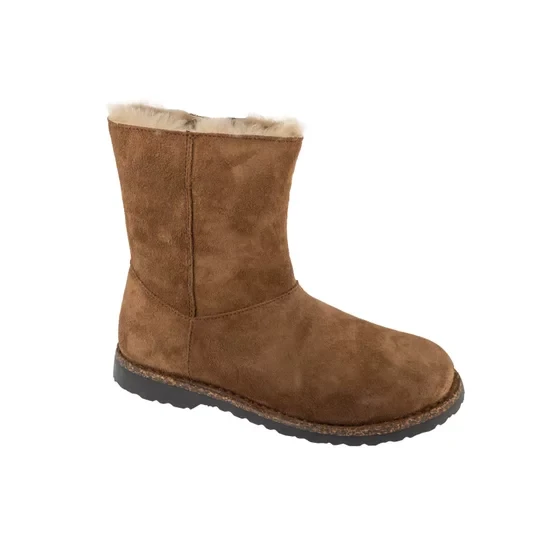 Zdjęcie produktu Birkenstock Uppsala Zip Shearling 1030054, Damskie, Brązowe, buty zimowe, skóra welurowa, rozmiar: 36
