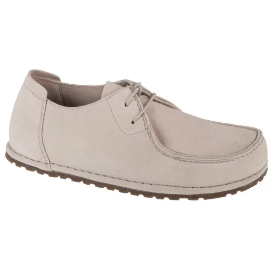 Zdjęcie produktu Birkenstock Utti Lace Leve 1029553, Męskie, Białe, buty sneakers, skóra zamszowa, rozmiar: 43