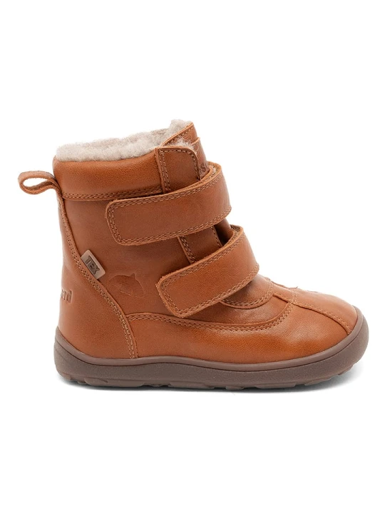 Zdjęcie produktu bisgaard Skórzane buty barefoot "Benny" w kolorze jasnobrązowym rozmiar: 31