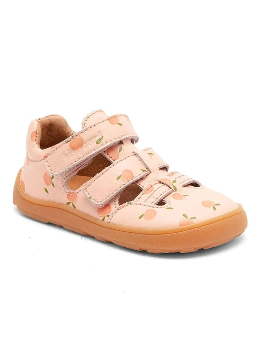 Zdjęcie produktu bisgaard Skórzane buty barefoot "Fabio" w kolorze pomarańczowym rozmiar: 35