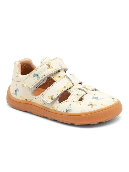 Zdjęcie produktu bisgaard Skórzane buty barefoot "Fabio" w kolorze żółtym rozmiar: 24
