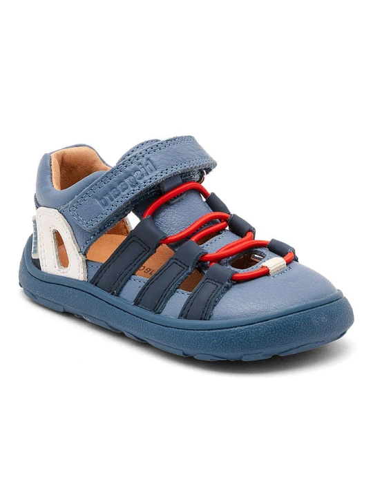Zdjęcie produktu bisgaard Skórzane buty barefoot "Fiona" w kolorze niebieskim rozmiar: 21