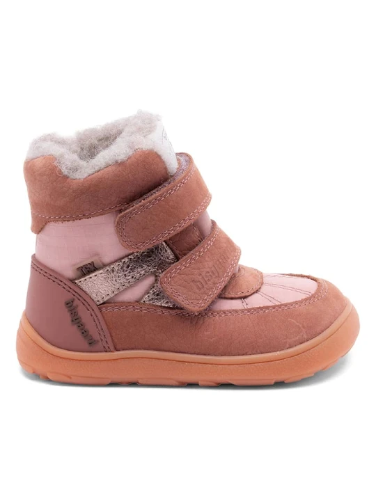 Zdjęcie produktu bisgaard Skórzane buty barefoot "Rumle" w kolorze jasnoróżowym rozmiar: 32