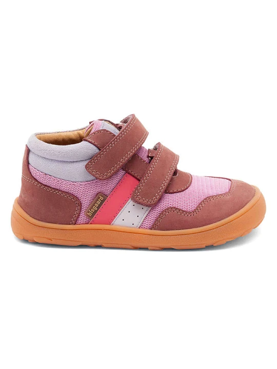 Zdjęcie produktu bisgaard Skórzane buty barefoot w kolorze fioletowo-jasnoróżowym rozmiar: 32