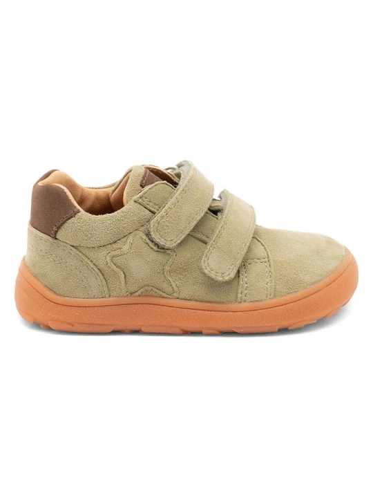 Zdjęcie produktu bisgaard Skórzane buty barefoot w kolorze khaki rozmiar: 22