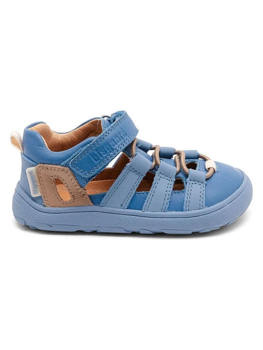 Zdjęcie produktu bisgaard Skórzane buty "Fiona" w kolorze niebieskim do chodzenia na boso rozmiar: 29
