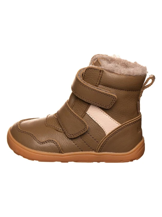 Zdjęcie produktu bisgaard Skórzane buty w kolorze jasnobrązowym do chodzenia na boso rozmiar: 31
