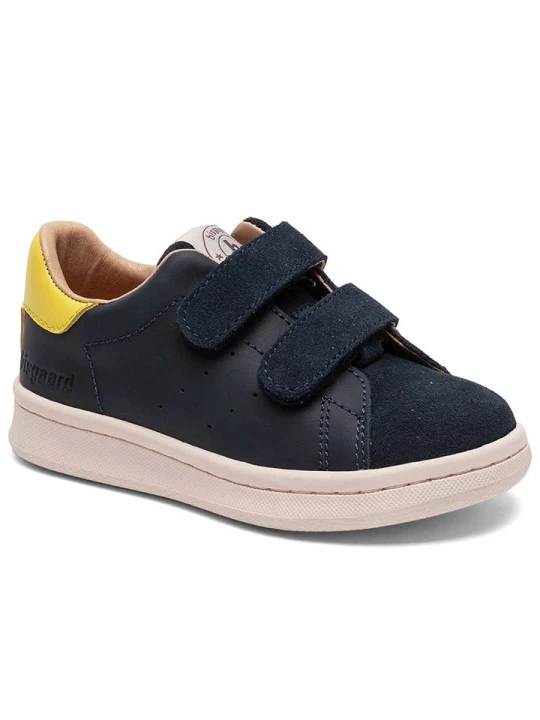 Zdjęcie produktu bisgaard Skórzane sneakersy w kolorze granatowo-żółtym rozmiar: 25