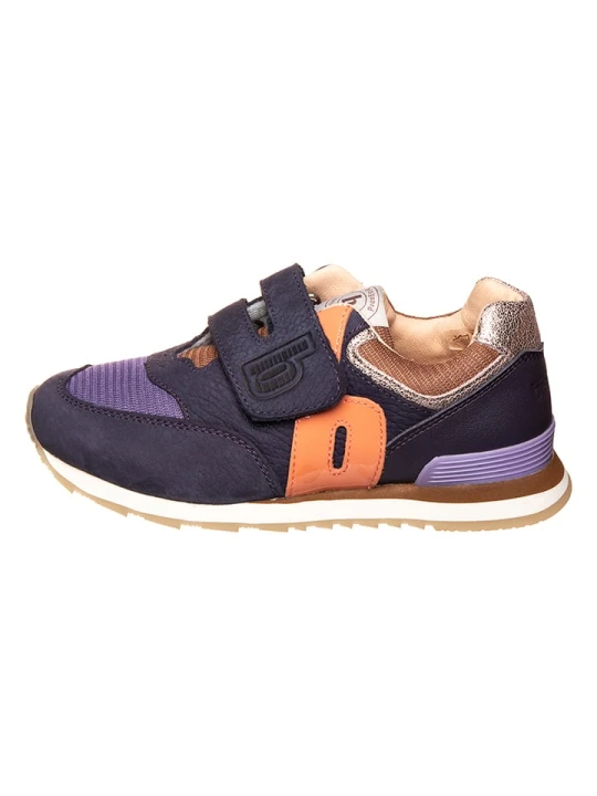 Zdjęcie produktu bisgaard Skórzane sneakersy w kolorze złoto-fioletowym rozmiar: 31