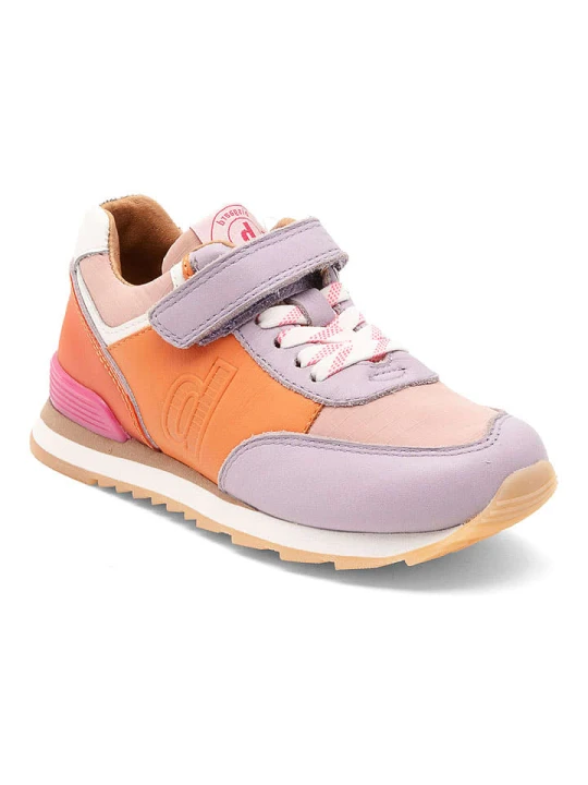 Zdjęcie produktu bisgaard Skórzane sneakersy "Walde" w kolorze fioletowo-pomarańczowym rozmiar: 29