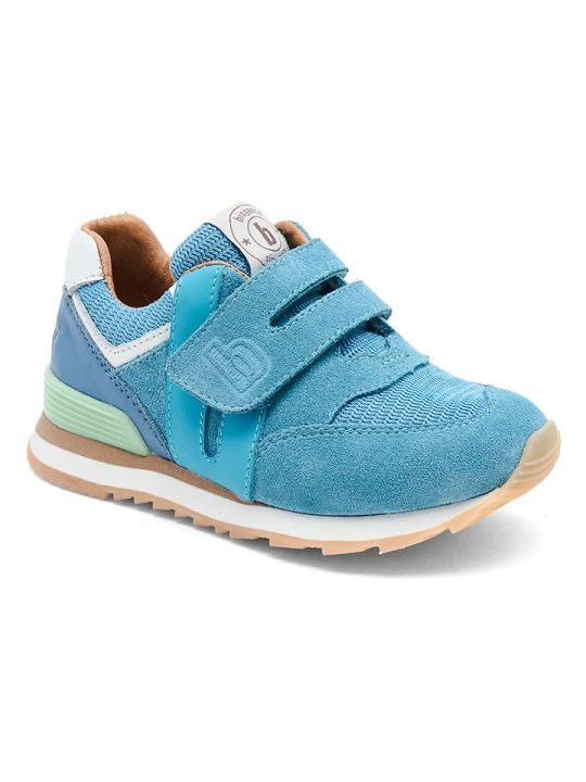 Zdjęcie produktu bisgaard Skórzane sneakersy "Winston" w kolorze błękitnym rozmiar: 24