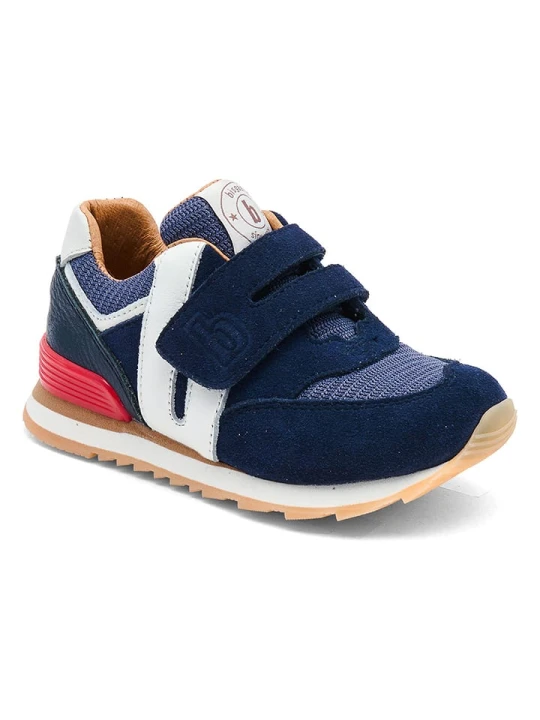 Zdjęcie produktu bisgaard Skórzane sneakersy "Winston" w kolorze granatowym rozmiar: 37