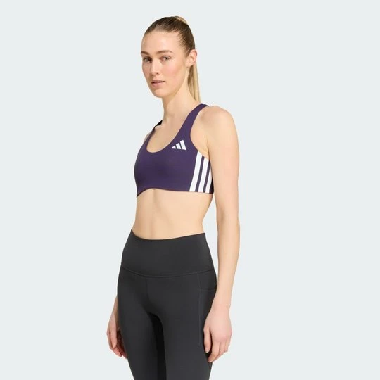 Zdjęcie produktu Biustonosz Adizero Run Medium Support Adidas fioletowy
