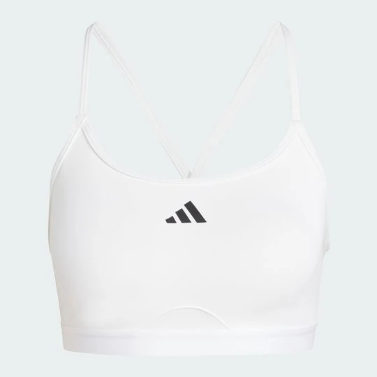 Zdjęcie produktu Biustonosz Aeroreact Training 3-Stripes Adidas biały