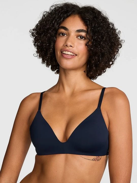 Zdjęcie produktu Biustonosz bez fiszbin lekko usztywniany Wear Everywhere Victoria's Secret Niebieski