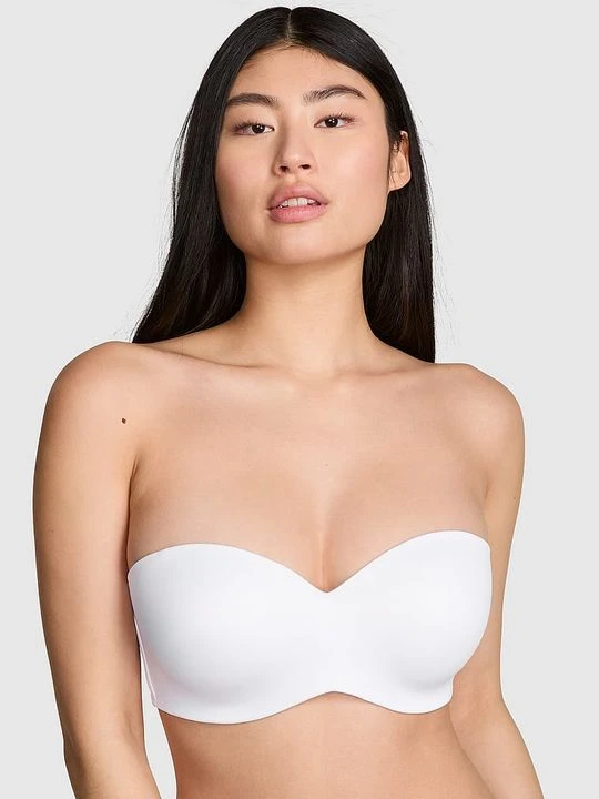 Zdjęcie produktu PINK WEAR EVERYWHERE Biustonosz bez ramiączek lekko usztywniany Wear Everywhere Victoria's Secret Biały