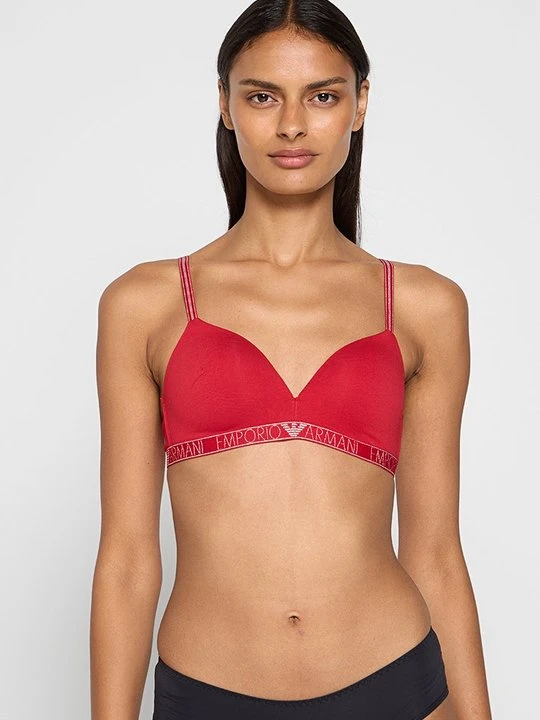 Zdjęcie produktu Biustonosz bezszwowy Emporio Armani czerwony