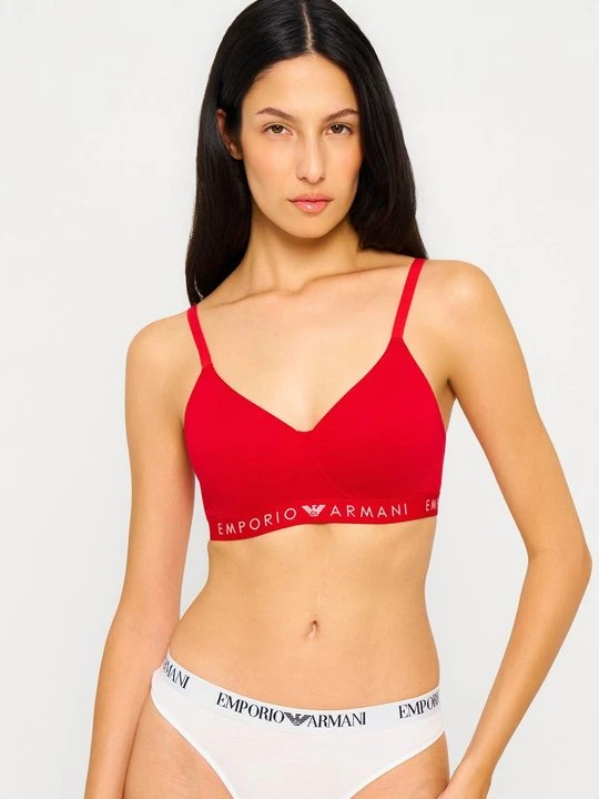 Zdjęcie produktu Biustonosz bezszwowy Emporio Armani czerwony