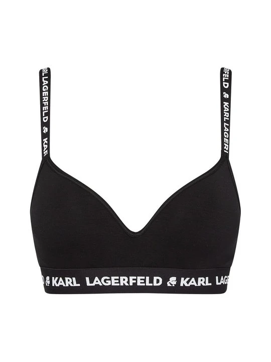 Zdjęcie produktu Biustonosz bezszwowy KARL LAGERFELD czarny
