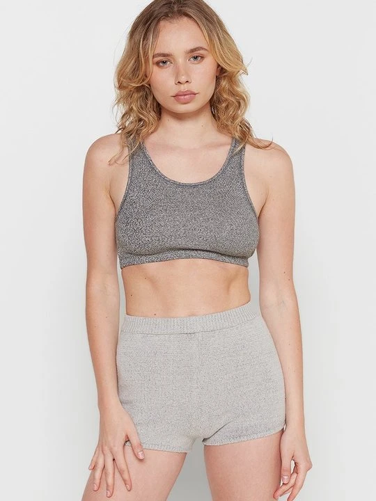 Zdjęcie produktu Biustonosz bustier American Vintage szary