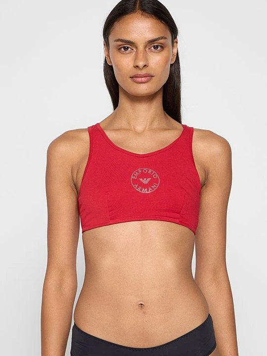 Zdjęcie produktu Biustonosz bustier Emporio Armani czerwony