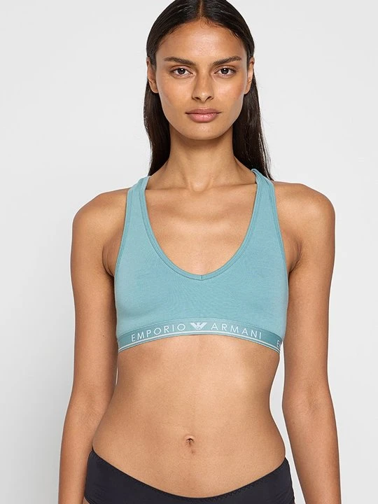 Zdjęcie produktu Biustonosz bustier Emporio Armani niebieski