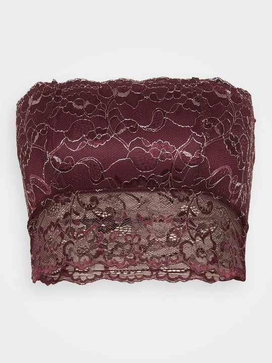 Zdjęcie produktu Biustonosz bustier Only bordowy