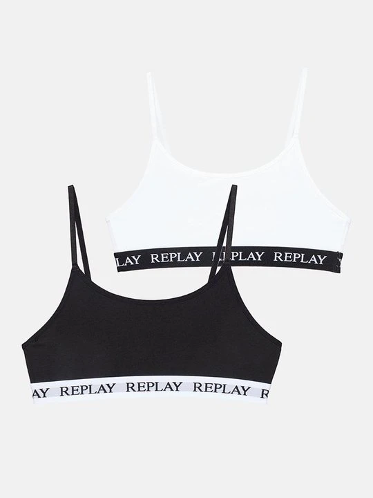 Zdjęcie produktu Biustonosz bustier Replay antracytowy melanż