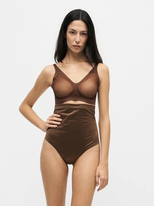 Zdjęcie produktu Biustonosz bustier SPANX ciemnobrązowy