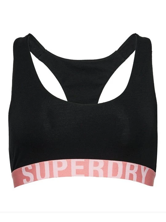 Zdjęcie produktu Biustonosz bustier Superdry czarny melanż