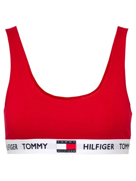 Zdjęcie produktu Biustonosz bustier Tommy Hilfiger czerwony