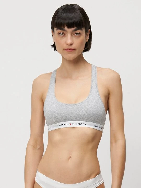 Zdjęcie produktu Biustonosz bustier Tommy Hilfiger jasnoszary