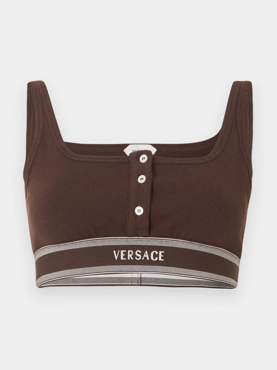 Zdjęcie produktu Biustonosz bustier Versace ciemnobrązowy