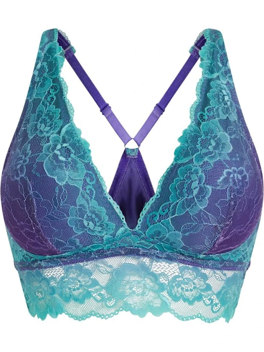 Zdjęcie produktu Biustonosz bustier z delikatną koronką w cieniowanych kolorach BonPrix