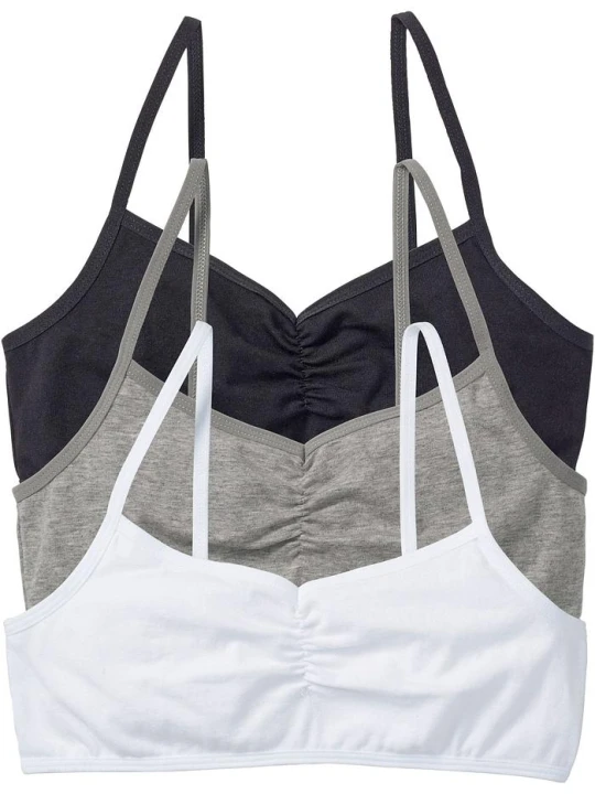 Zdjęcie produktu Biustonosz bustier z miękką bawełną organiczną (3 szt.) BonPrix biały