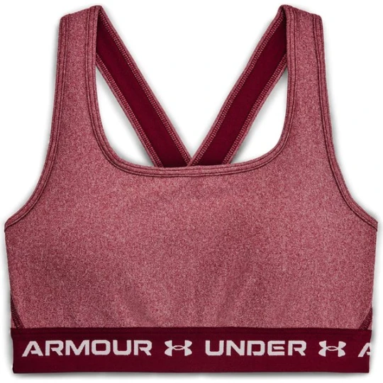 Zdjęcie produktu Biustonosz Crossback Mid Heather Bra Under Armour Czerwony