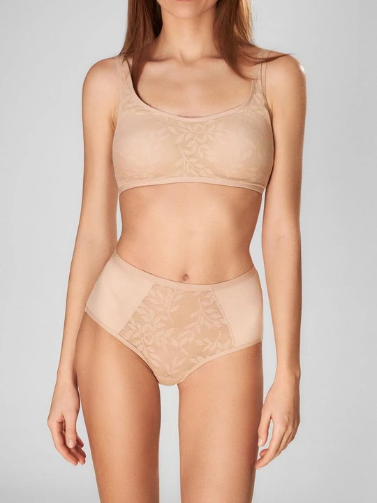 Zdjęcie produktu Biustonosz damski bezfiszbinowy beżowy Comfort Bra Poupee Marilyn