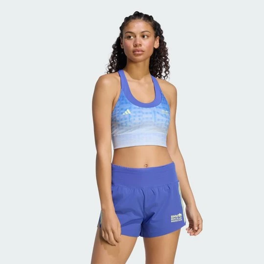 Zdjęcie produktu BIUSTONOSZ DAMSKI BMW BERLIN-MARATHON 2026 Adidas niebieski