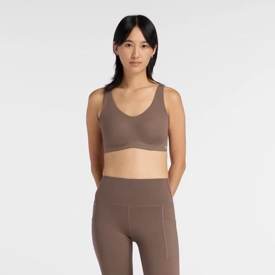 Zdjęcie produktu Biustonosz do biegania New Balance WB51052ABP – brązowy