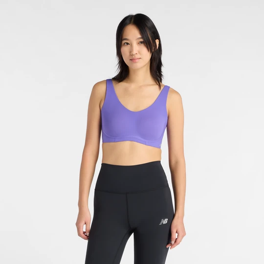 Zdjęcie produktu Biustonosz do biegania New Balance WB51052EPU – fioletowy