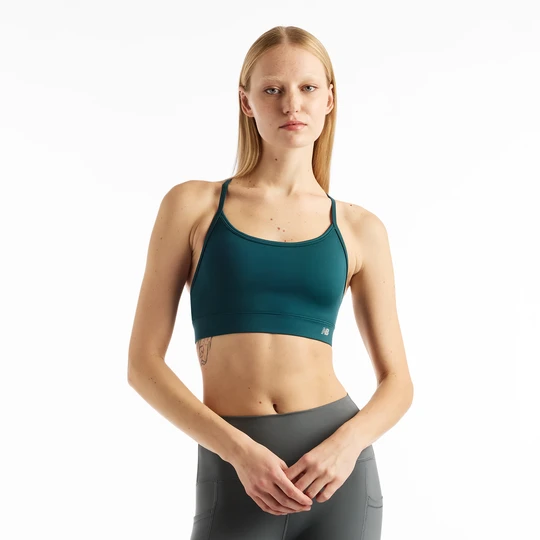 Zdjęcie produktu Biustonosz do jogi New Balance WB51039AAV – zielony