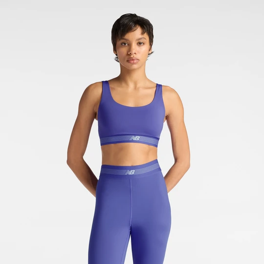 Zdjęcie produktu Biustonosz do treningu New Balance AC WB61Q0QKEPU – fioletowy