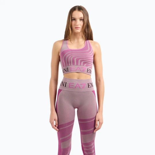 Zdjęcie produktu Biustonosz EA7 Emporio Armani Vigor7 Medium / High Support Seamless fancy toadstool Różowy