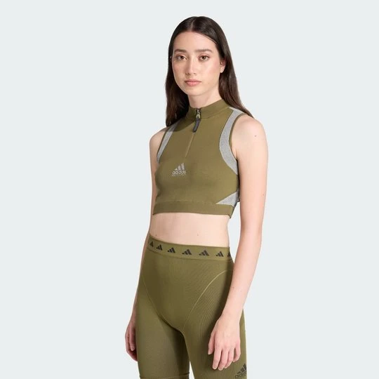 Zdjęcie produktu Biustonosz EQT Adidas Focus Olive