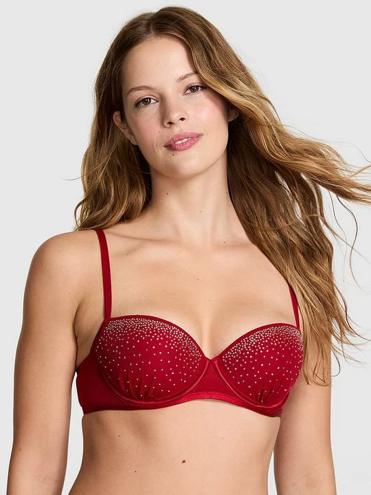 Zdjęcie produktu Biustonosz lekko usztywniany balkonetka Victoria's Secret Czerwony
