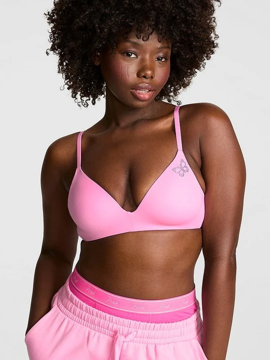 Zdjęcie produktu Biustonosz lekko usztywniany bez fiszbin Wear Everywhere Victoria's Secret Różowy