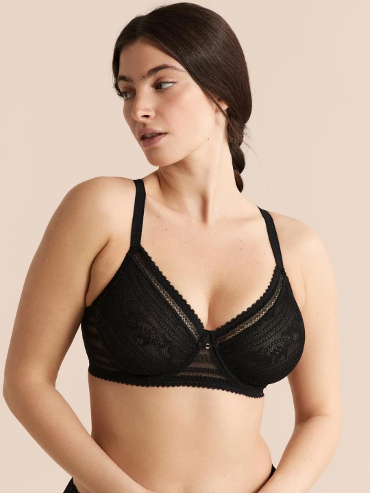 Zdjęcie produktu Biustonosz minimizer z efektem -1 rozmiar Etam czarny