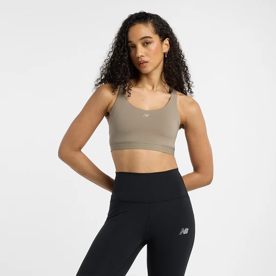 Zdjęcie produktu Biustonosz do treningu New Balance WB51035DOK – beżowy