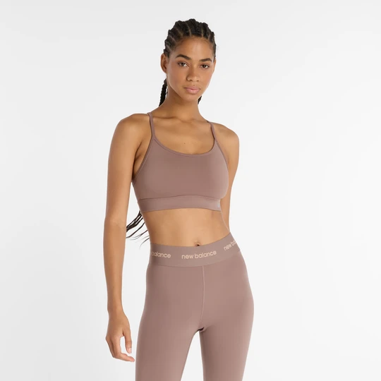Zdjęcie produktu Biustonosz do jogi New Balance WB51039EAS – beżowy